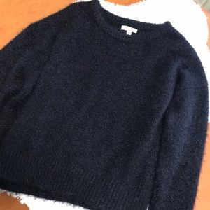 trendy fuzzy sweater